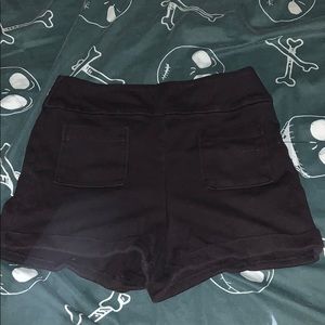Black shorts